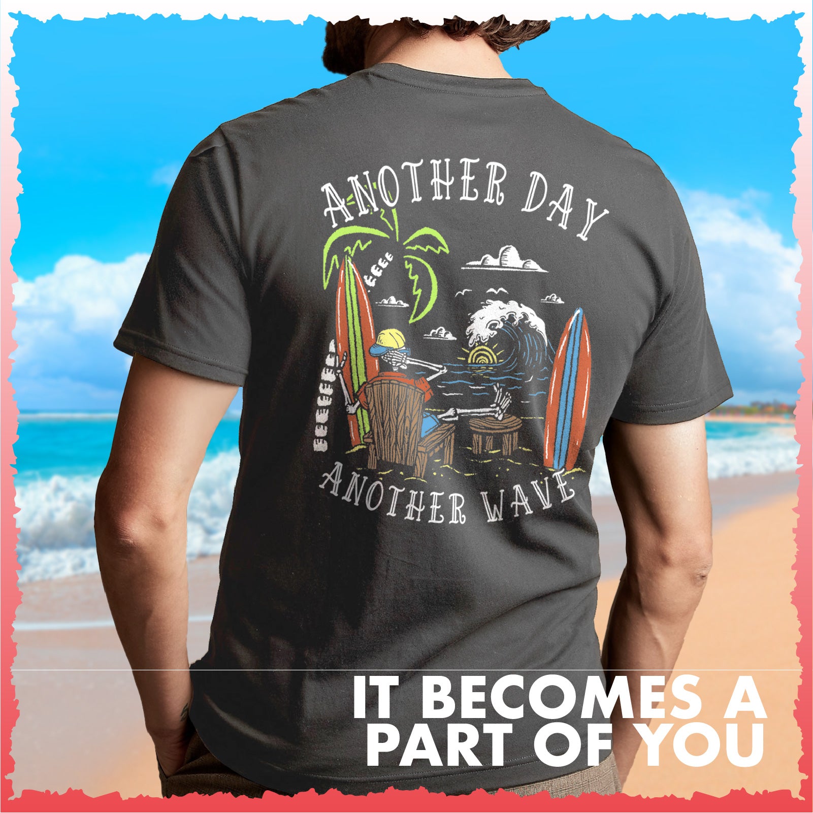 Salty Bones Another Day Another Wave T-Shirt