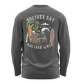 Salty Bones Another Day Another Wave Surfer Graphic Long Sleeve T-Shirt