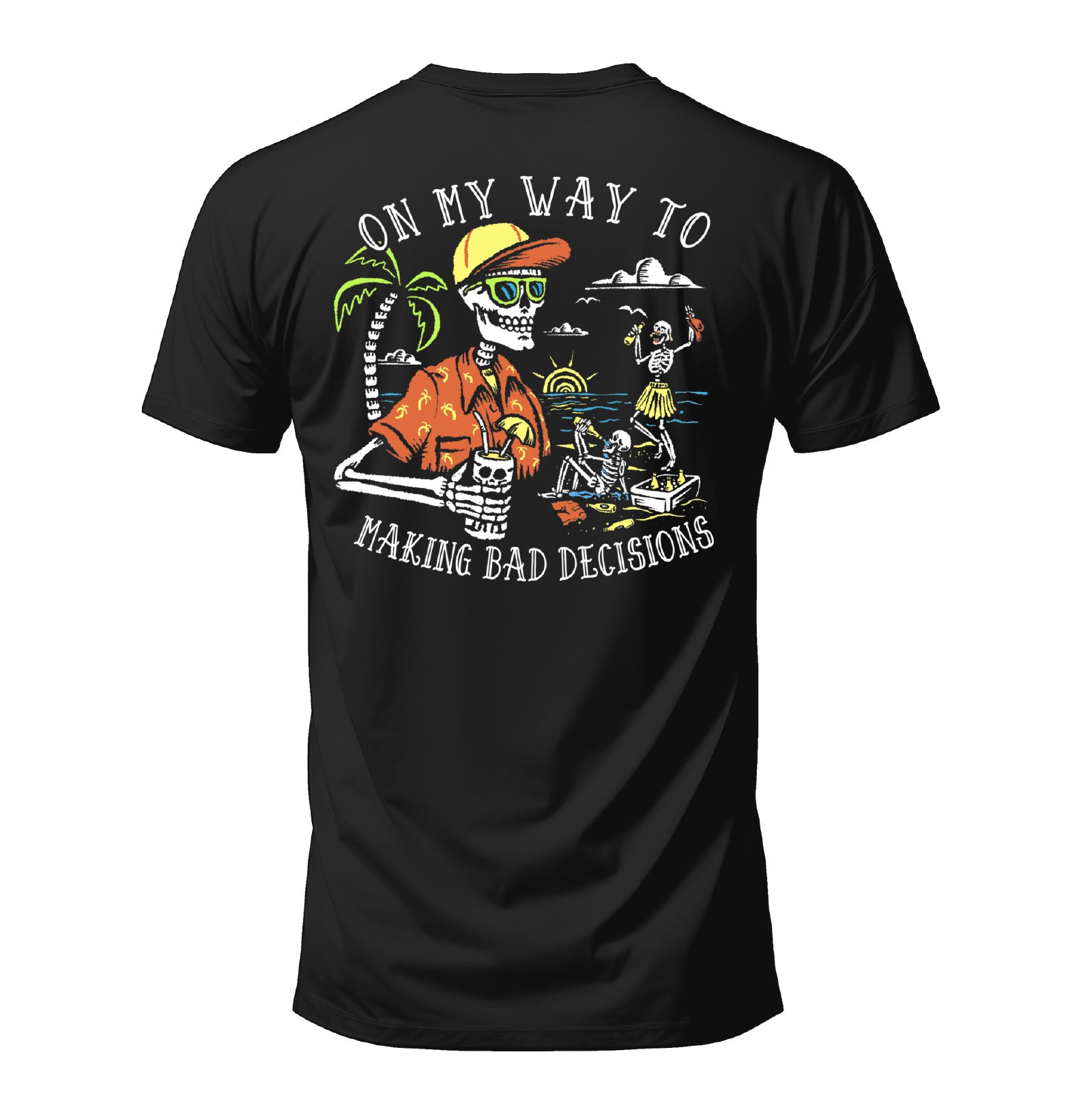 Two Designs Same Bad Decisions T-Shirt Set + Free Sticker – Discount Applied at Checkout