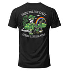 Salty Bones Drink Till You Start Seeing Leprechauns Irish Graphic T-Shirt