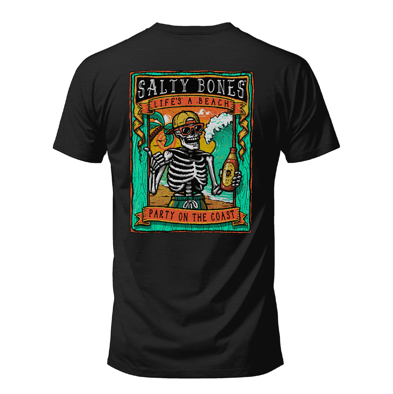 Life's A Beach Party On The Coast Graphic T-Shirt