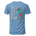 Salty Bones Best Dad by Par Golf Graphic T-Shirt