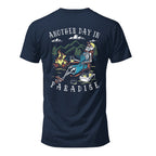 Salty Bones Another Day in Paradise Campfire Mountain Adventure T-Shirt