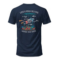 Salty Bones Life’s Much Better When You Dive Scuba Diving T-Shirt