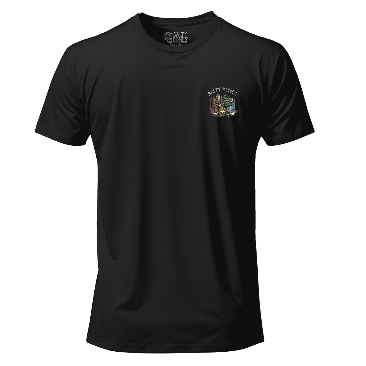 Salty Bones If They Ask You Never Saw Me Bigfoot Outdoor Camping T-Shirt