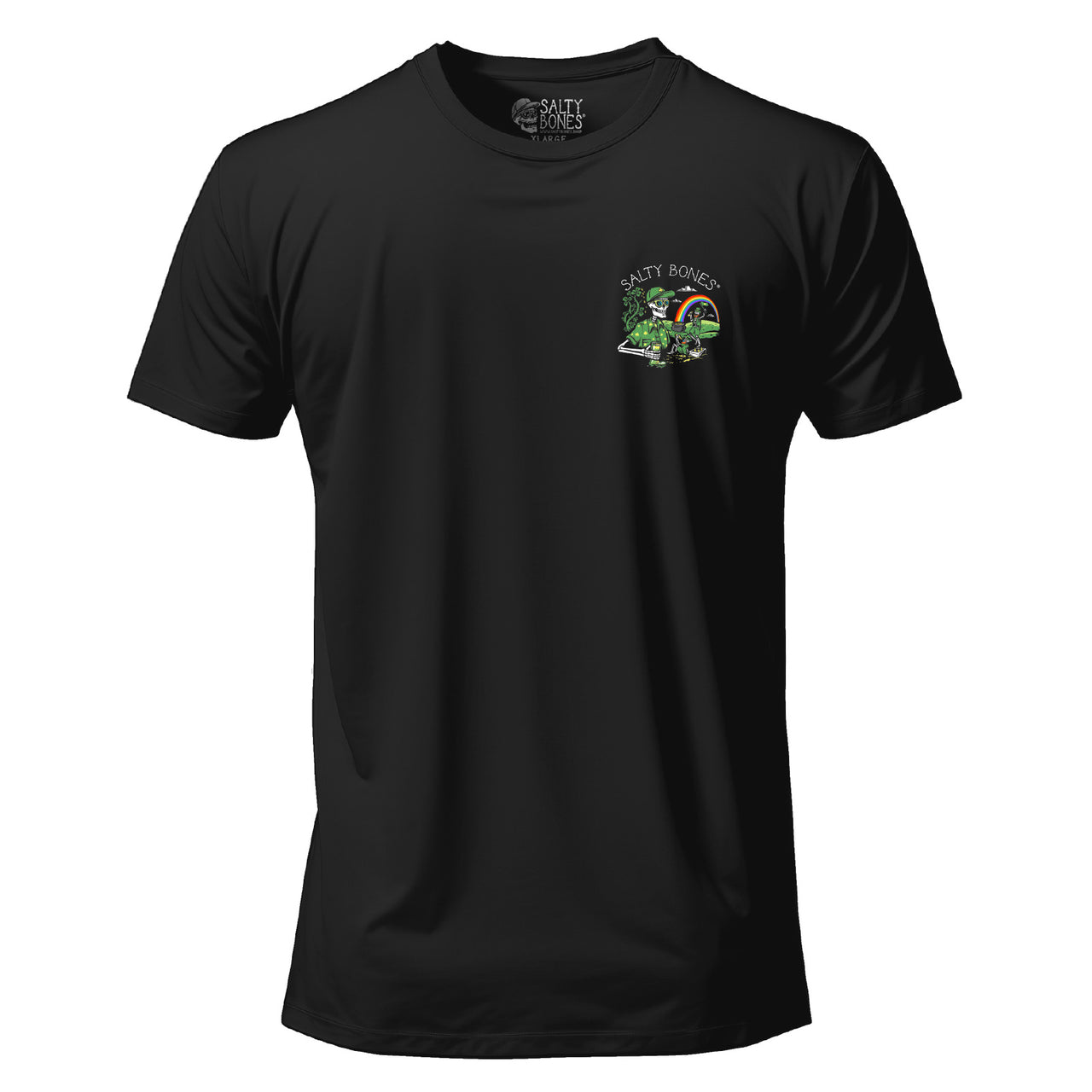 Salty Bones Drink Till You Start Seeing Leprechauns Irish Graphic T-Shirt
