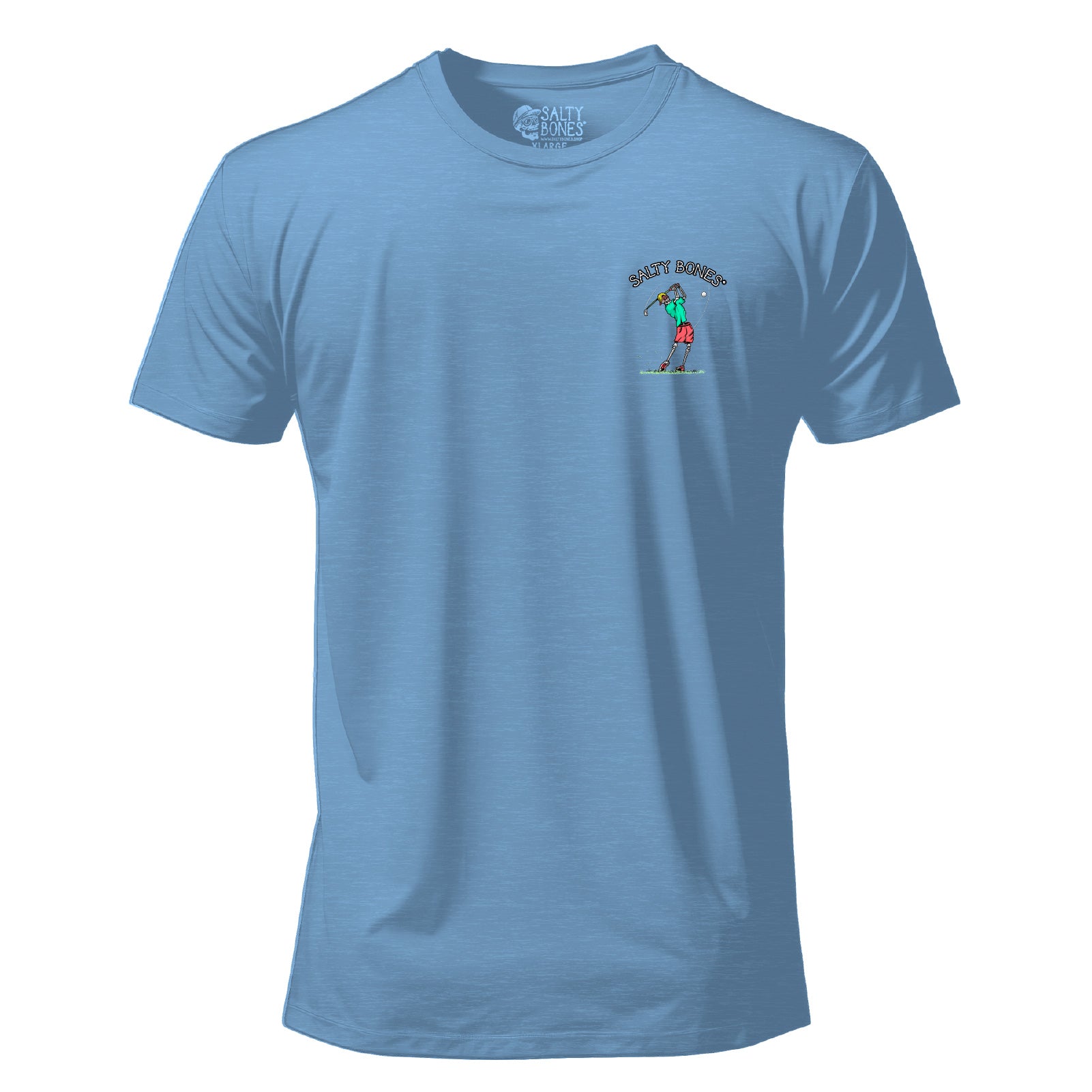 Salty Bones Best Dad by Par Golf Graphic T-Shirt