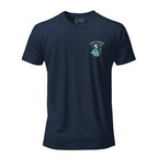 Salty Bones Fishing Is Cheaper Than Therapy Fisherman Sunset Graphic T-Shirt