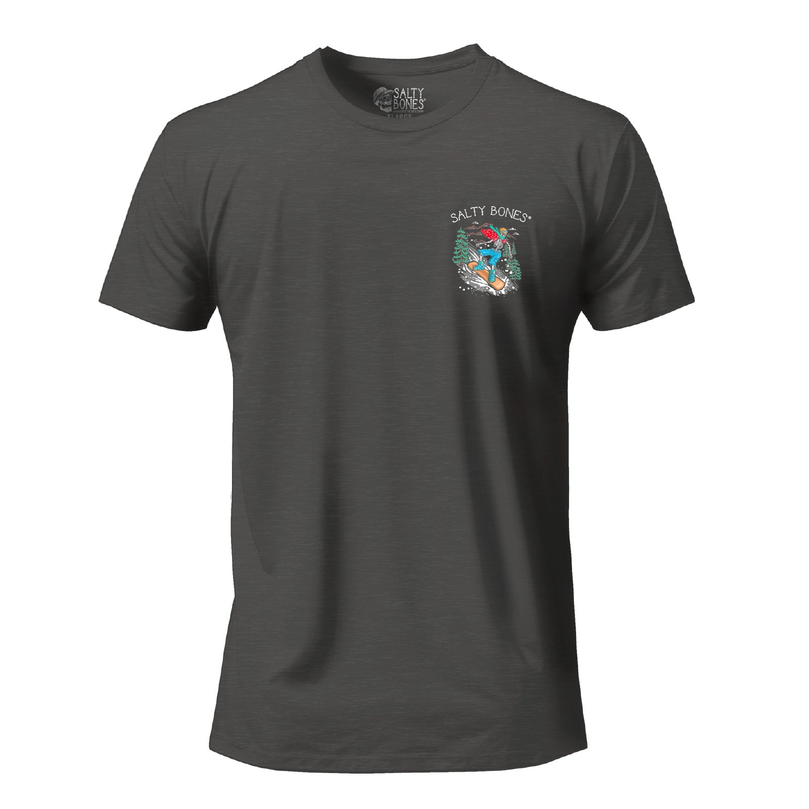 Salty Bones Comin’ in Hot Mountain Snowboarding Winter Ski T-shirt