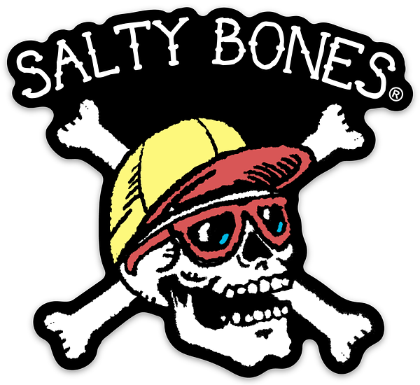 Salty Bones Logo Sticker