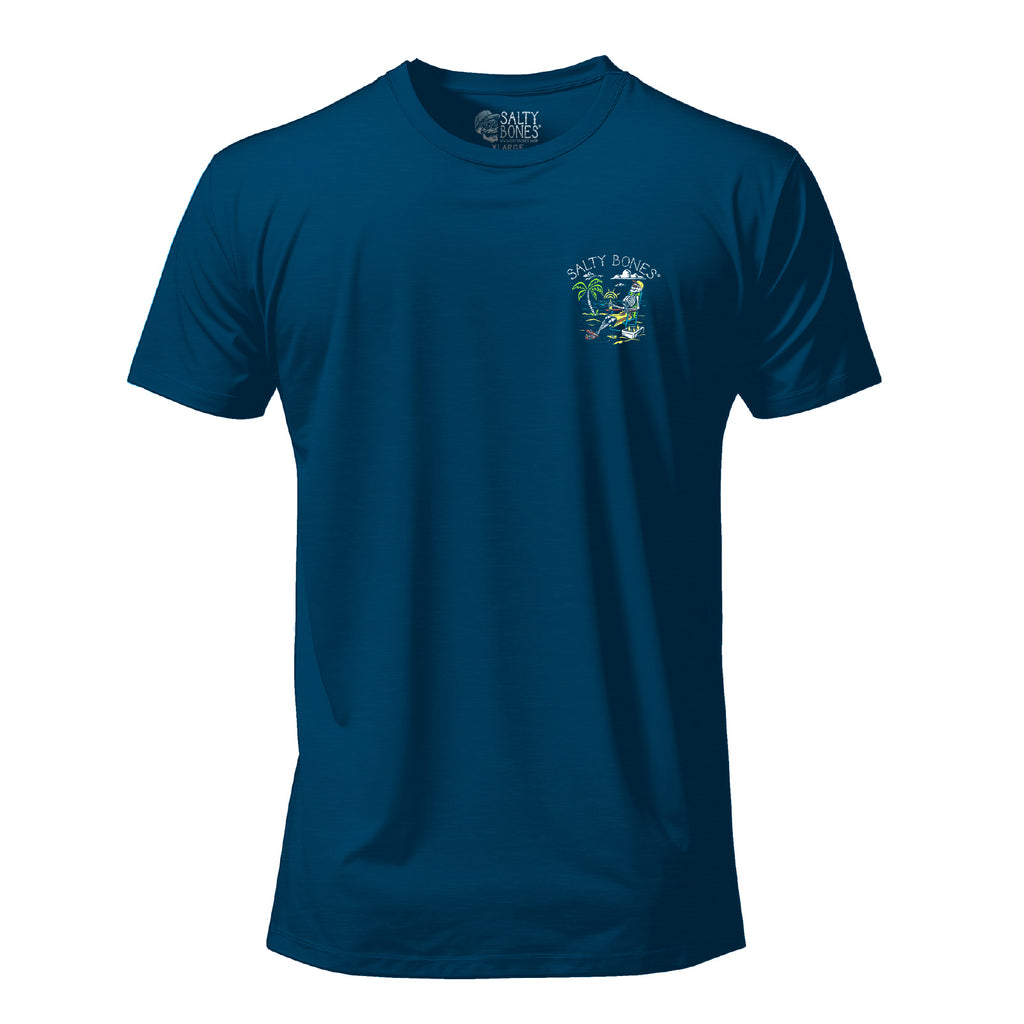 Salty Bones Another Day In Paradise Tropical Beach T-Shirt