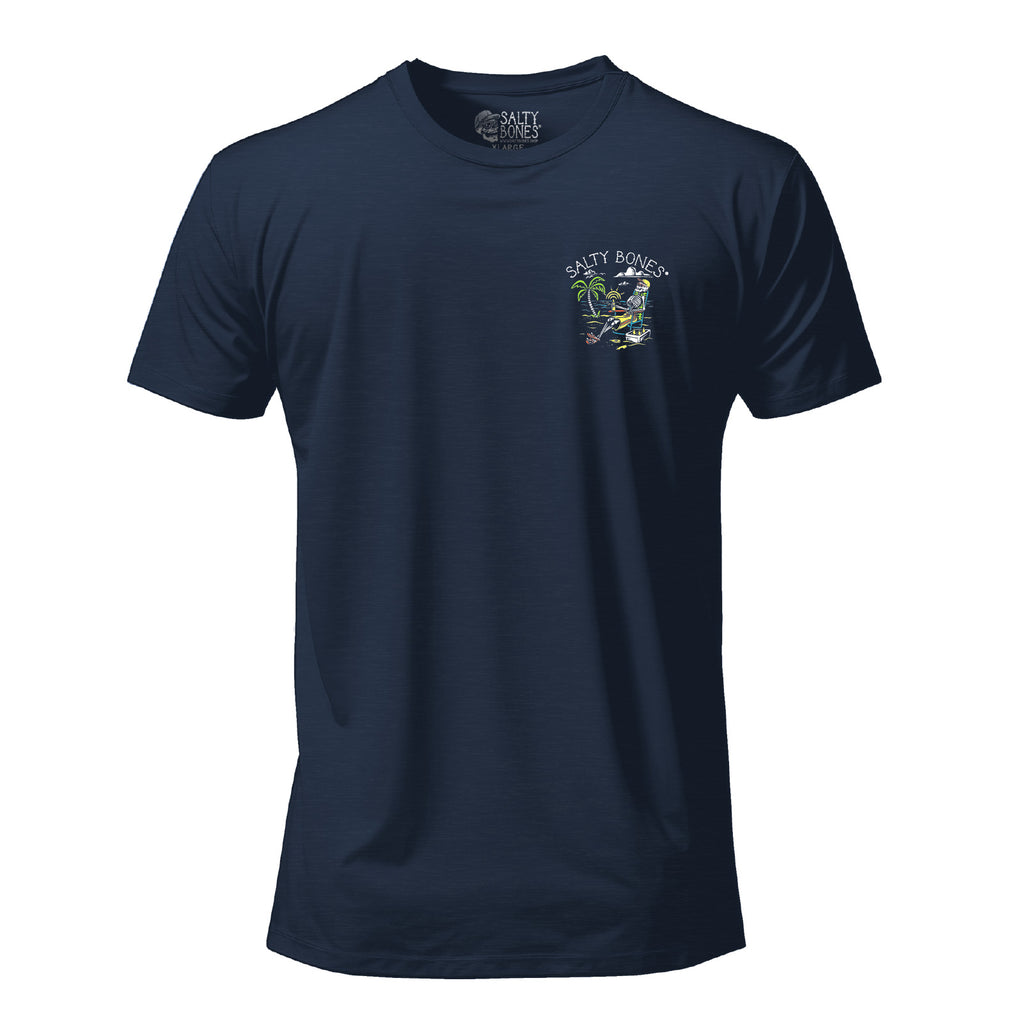 Salty Bones Another Day In Paradise Tropical Beach T-Shirt