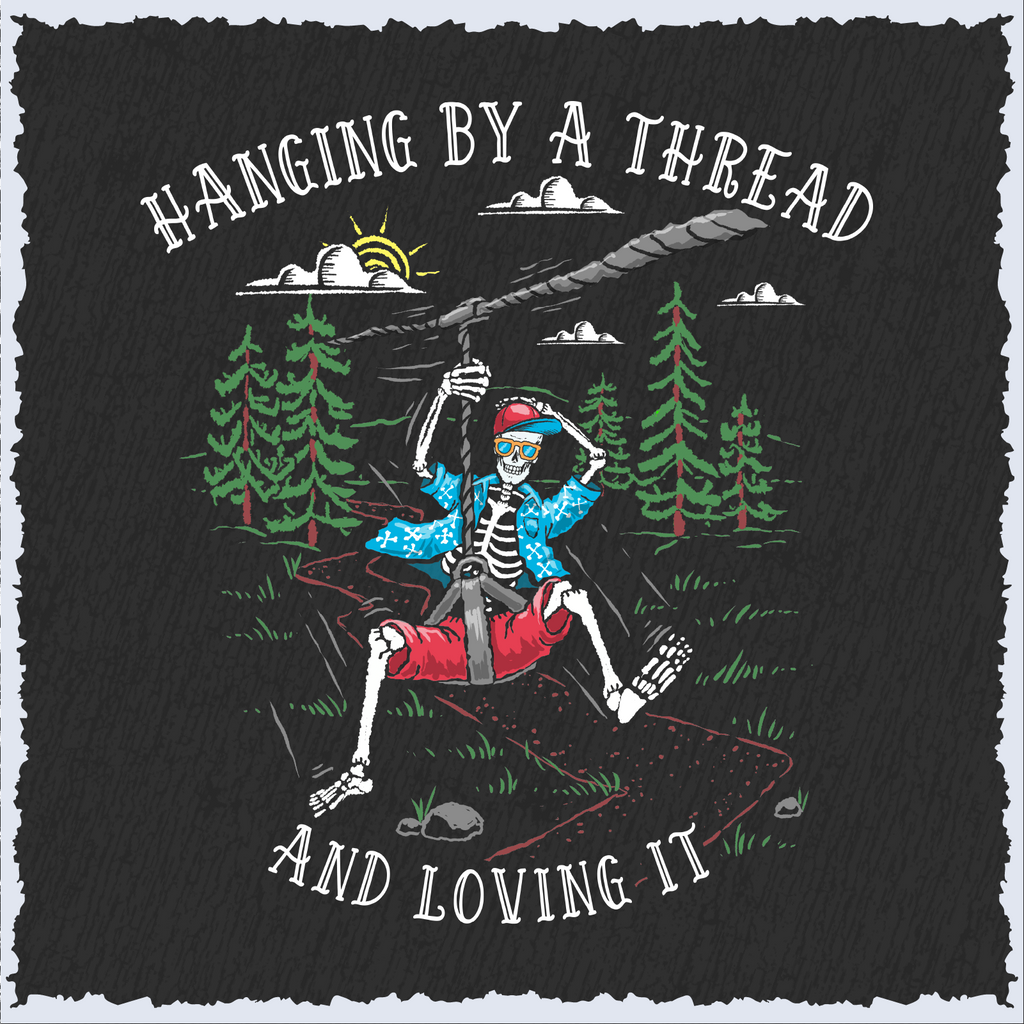 Salty Bones Zipline Outdoor Adventure T-Shirt