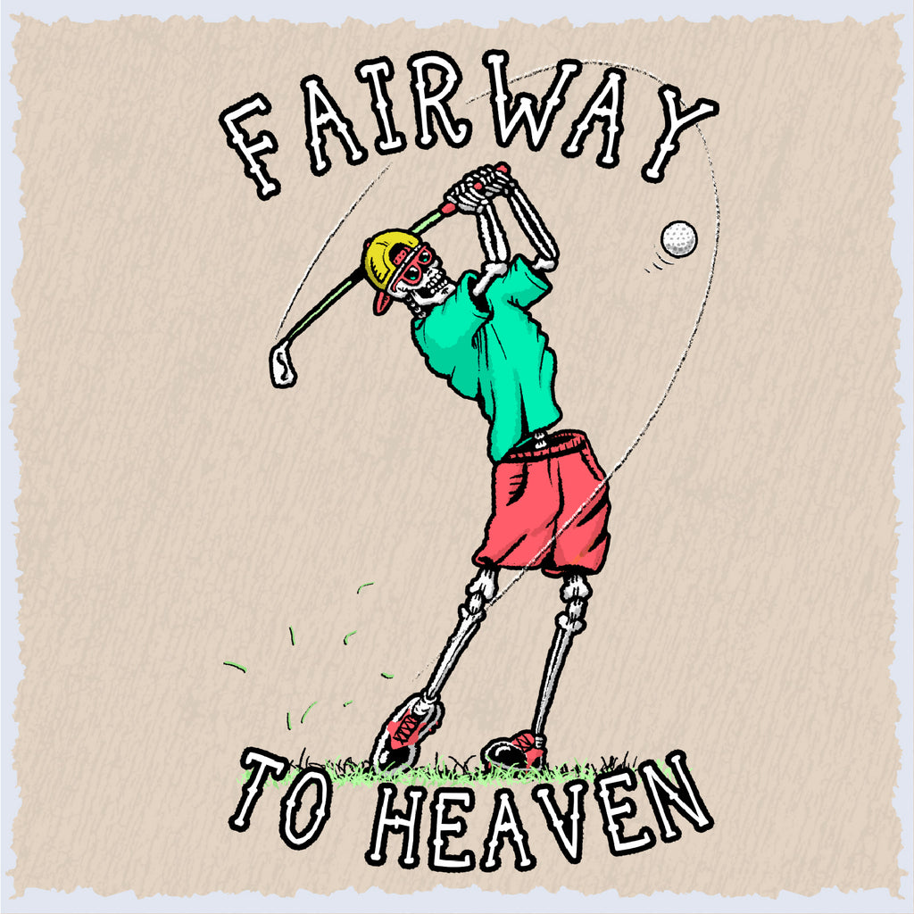 Salty Bones Fairway to Heaven Golf T-Shirt