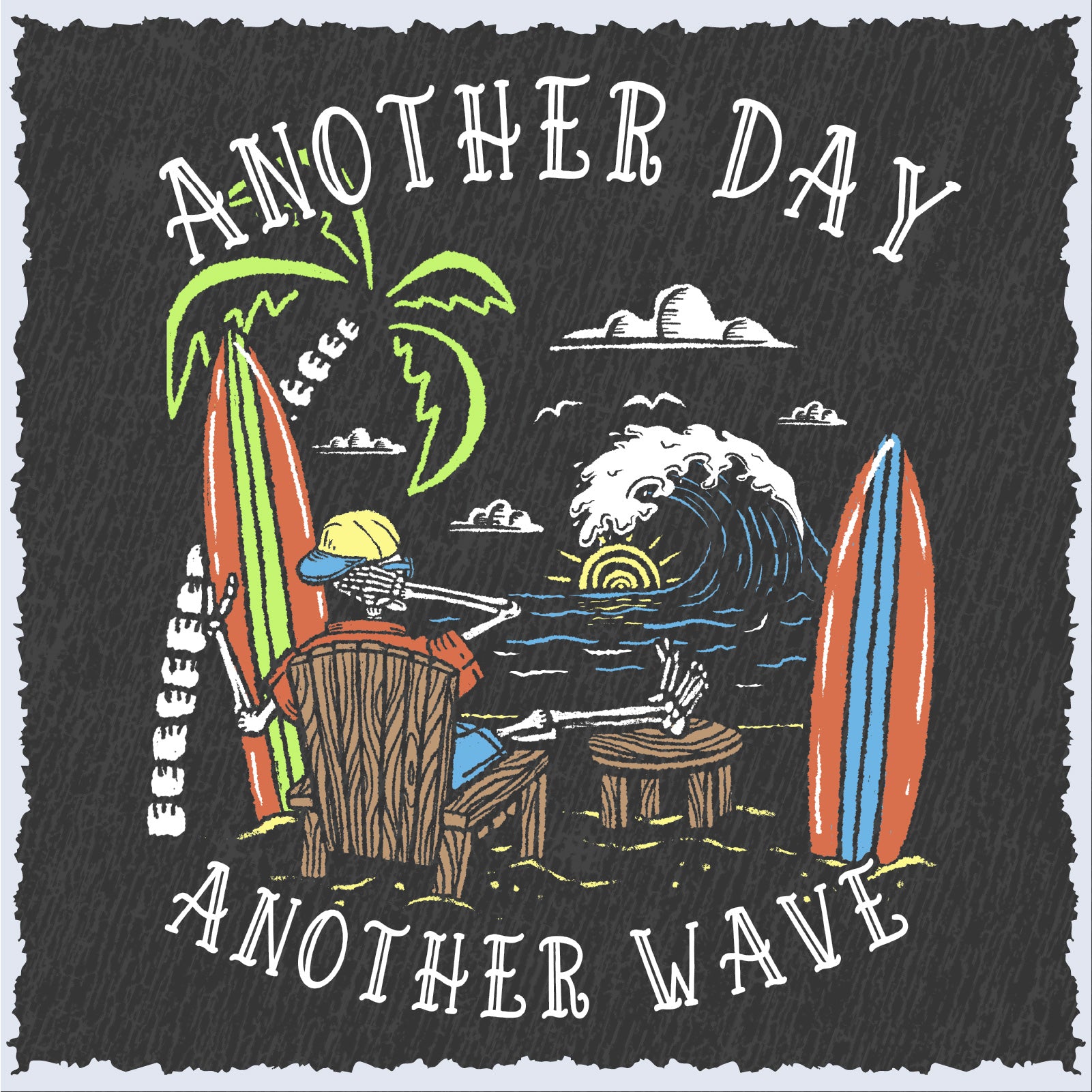 Salty Bones Another Day Another Wave T-Shirt