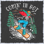 Salty Bones Comin’ in Hot Snowboarding T-shirt