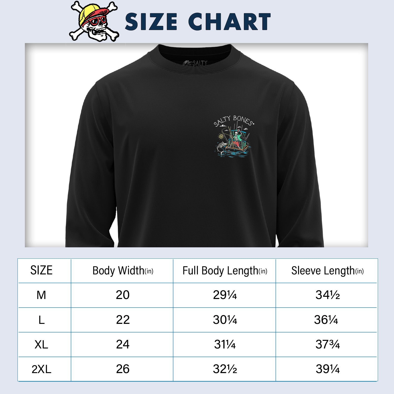 Salty Bones Ski Ya Later Snow Mountain Skiing Graphic Long Sleeve T-Shirt