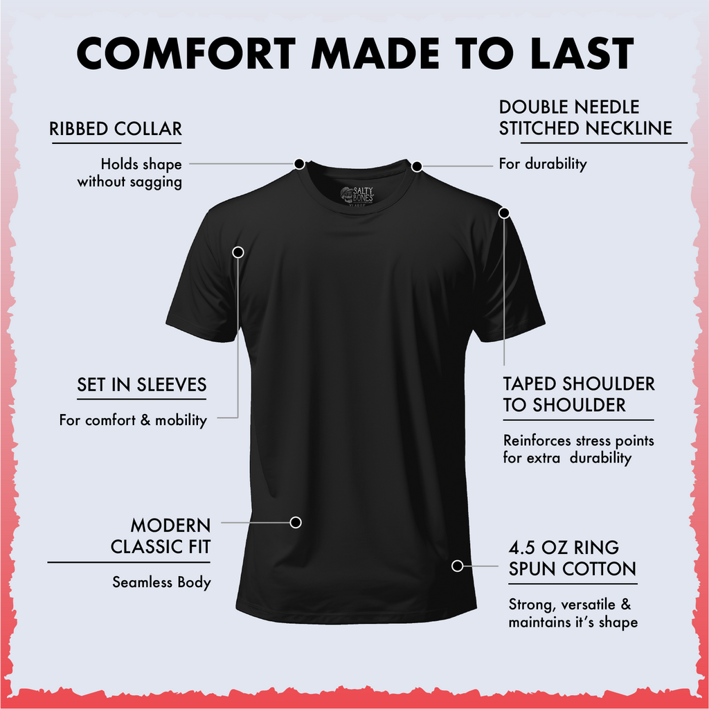 Salty Bones Zipline Outdoor Adventure T-Shirt