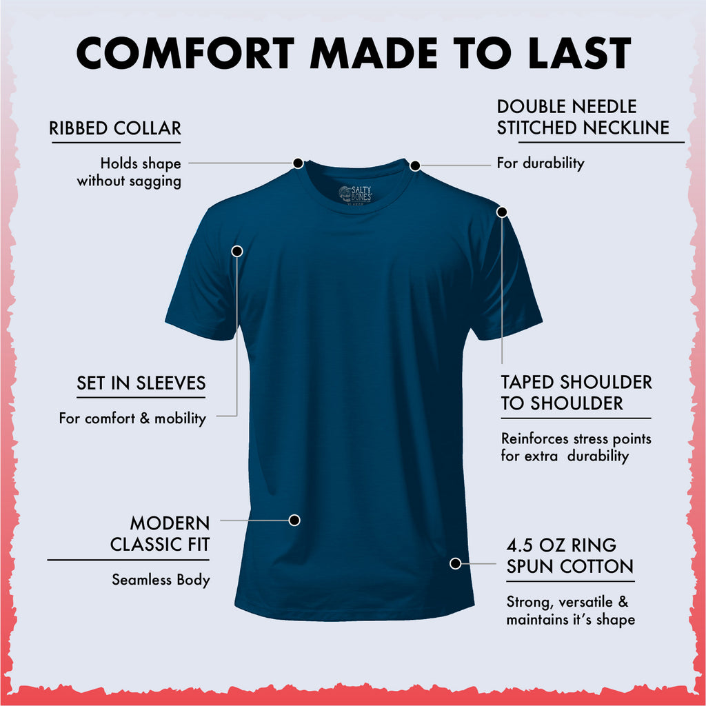 Salty Bones Poker Face I'm Not Bluffing T-Shirt