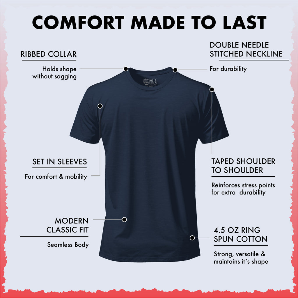 Salty Bones Poker Face I'm Not Bluffing T-Shirt