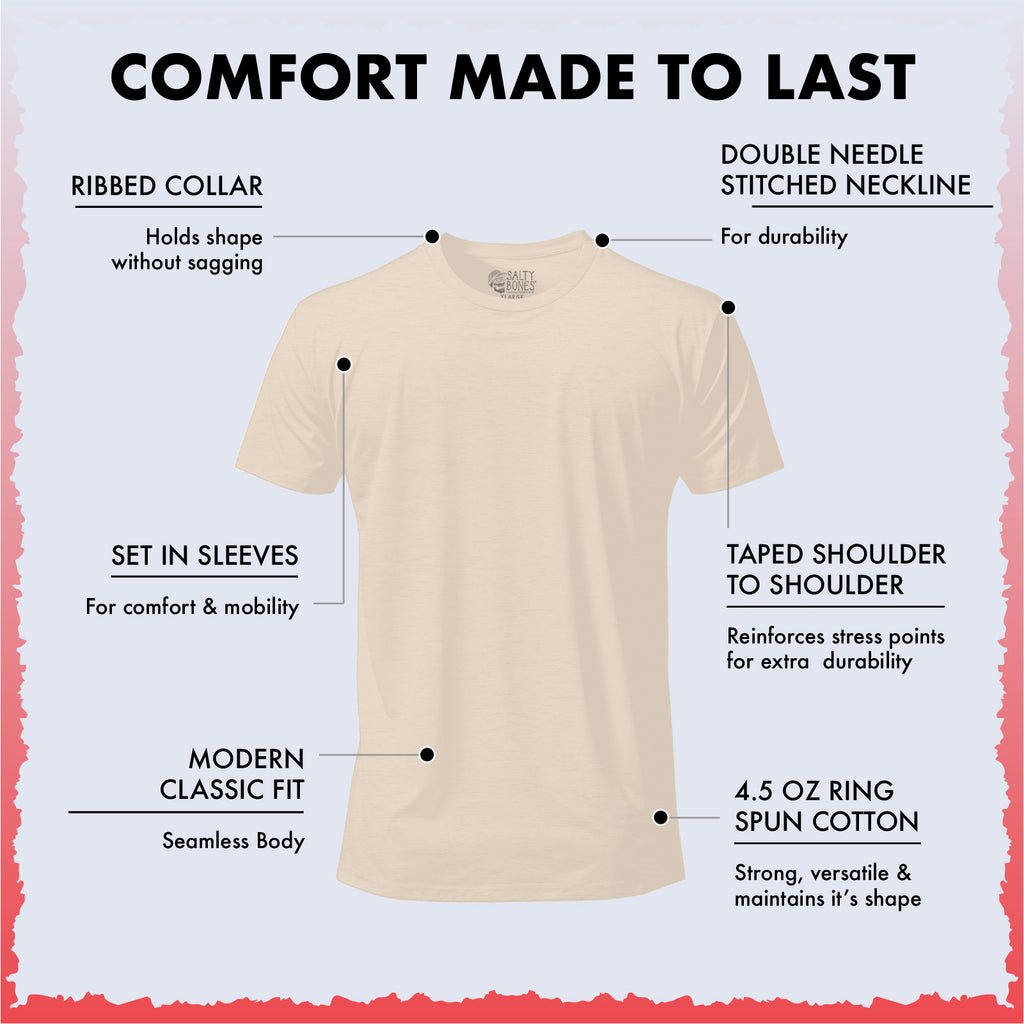 Salty Bones Fairway to Heaven Golf T-Shirt