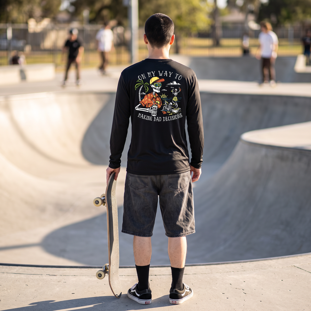 On My Way to Making Bad Decisions UPF 50 Sun Protection Long Sleeve Shirt