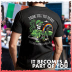 Salty Bones Drink Till You Start Seeing Leprechauns Irish Graphic T-Shirt