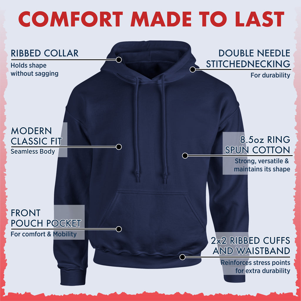 Salty Bones Another Day in Paradise Tropical Beach Premium Blend Ringspun Graphic Hooded Sweatshirt, Printed in USA