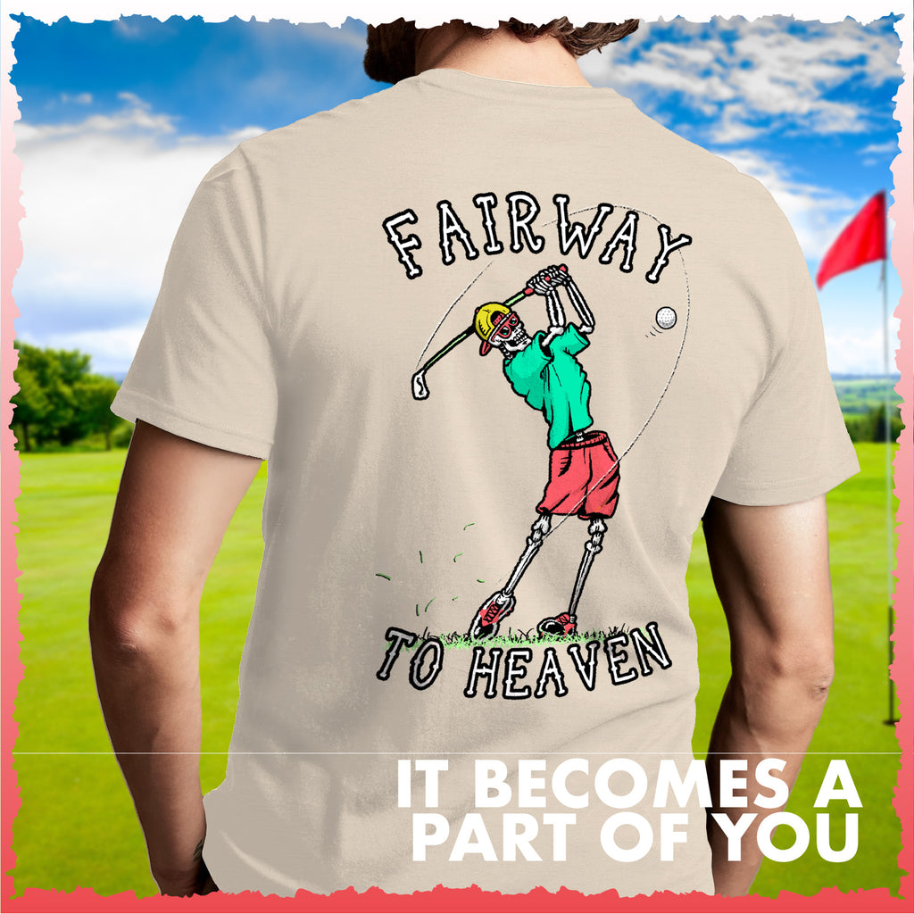 Salty Bones Fairway to Heaven Golf T-Shirt