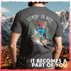 Salty Bones Comin’ in Hot Snowboarding T-shirt