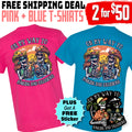 Two Colors Same Bad Decisions T-Shirt Set + Free Sticker – Discount Applied at Checkout